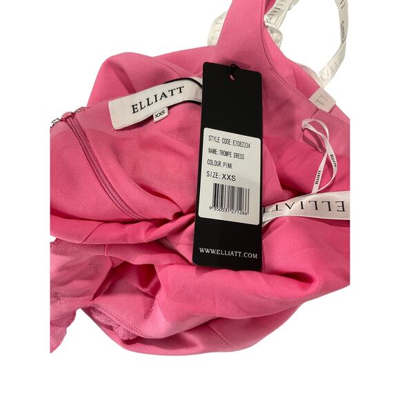 Elliatt Elegant Pink Trompe Mini Size XXS Dress NWT - Picture 4 of 5